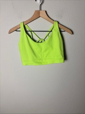 Athleta Solace Bra D-DD Bright Yellow